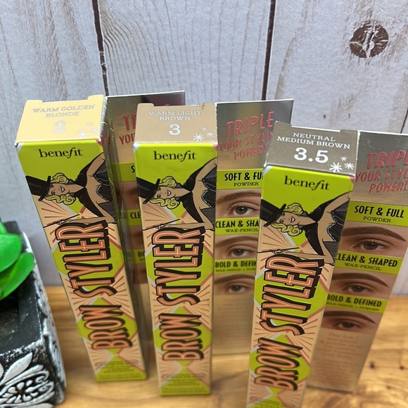 BENEFIT COSMETICS Brow Styler Eyebrow Pencil & Powder Duo - Picture 3 of 8